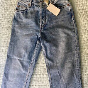 DOEN Diana Jeans Size 26 Biscay wash Organic Cotton NWT